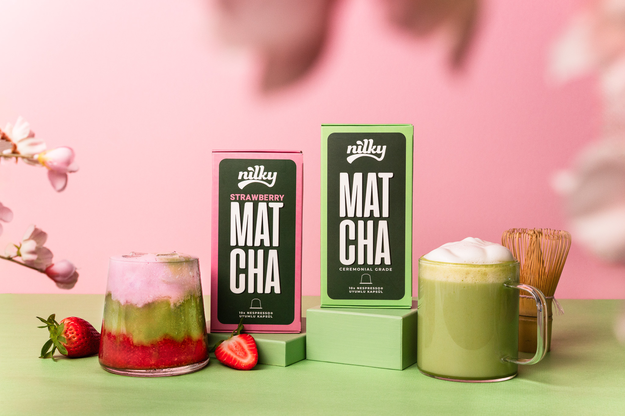 Nilky Strawberry Matcha Capturing Plants by Lynn Glaesner